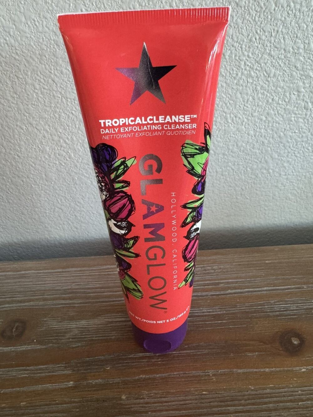 BRAND NEW-Glamglow Tropical Cleanse Daily Exfoliating Cleanser Discontinued 5oz